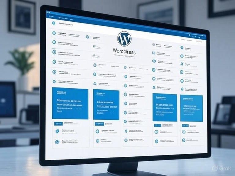 Desktop screen featuring WordPress plugin benefits like easy integration and customization. ToolFire